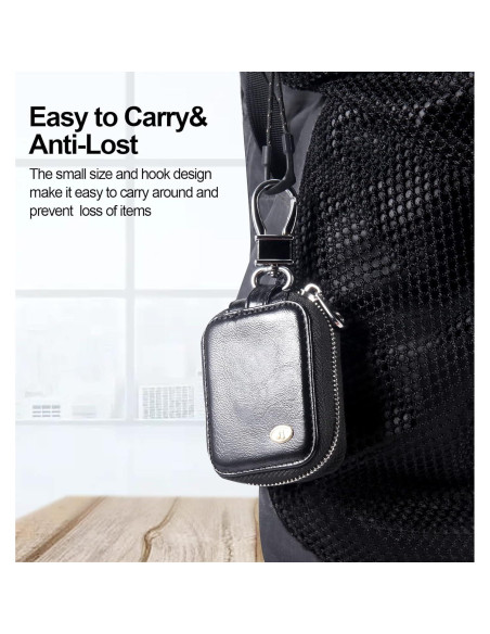 Estuche Protector MRPLUM para Auriculares y Accesorios Negro