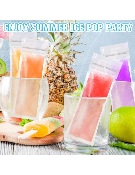 Hoolerry 600 Bolsas de Hielo Desechables con Embudo Silicona 5.1x12.9cm