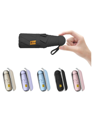 Paraguas Mini BAODINI Compacto UV 50+ para Viaje