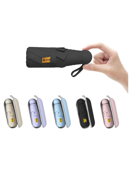 Paraguas Mini BAODINI Compacto UV 50+ para Viaje