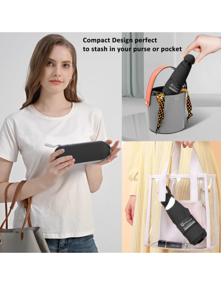 Paraguas Mini BAODINI Compacto UV 50+ para Viaje