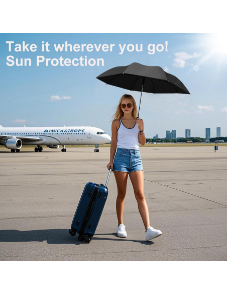 Paraguas Mini BAODINI Compacto UV 50+ para Viaje