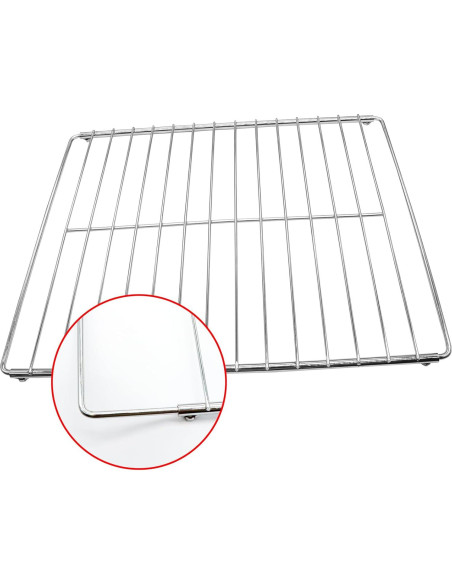 Estante de horno ajustable Baudelun 36.8-64.8 cm cromo