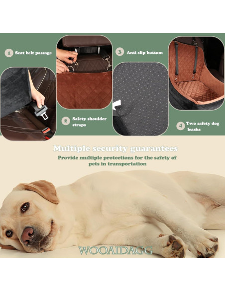 Asiento Elevador para Perros WOOAIDAGG Beige 50.8x50.8cm