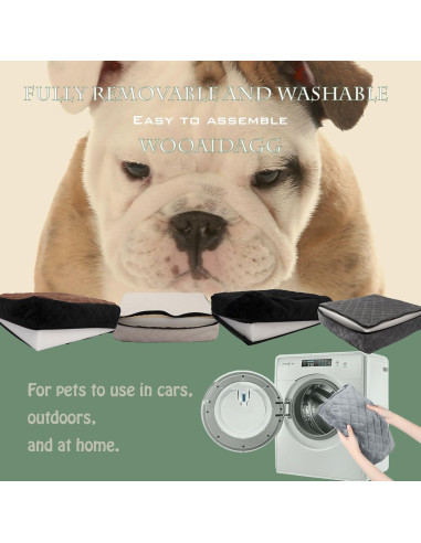 Asiento Elevador para Perros WOOAIDAGG Beige 50.8x50.8cm