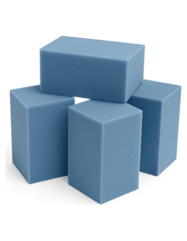 Ejercitadores de Mano New Millennium - Paquete de 4 Azul, Resistencia Media