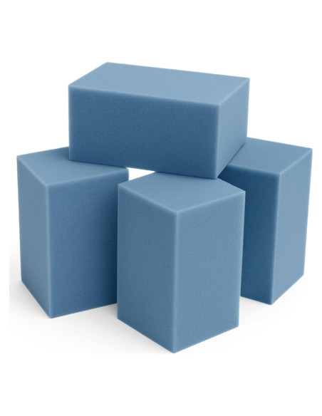 Ejercitadores de Mano New Millennium - Paquete de 4 Azul, Resistencia Media