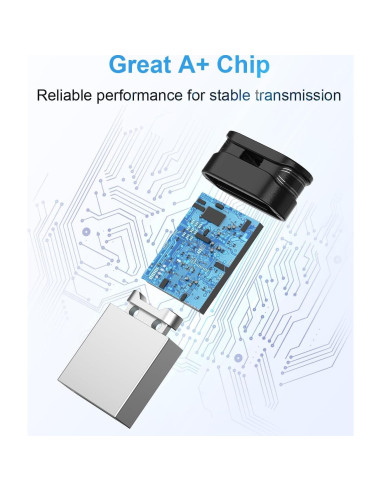 5 Unidades USB 3.0 16GB RAOYI Flash Drive Mini Negro