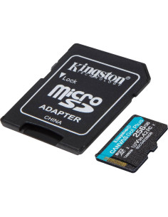 Tarjeta microSD Kingston Canvas Go Plus 256GB | 200MB/s | UHS-I U3 V30 A2 2