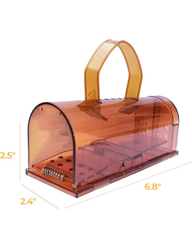 Trampas de Ratones Humanas CTB Dealz - Paquete de 2 Reutilizables