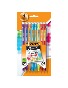 Lápices Mecánicos BIC Xtra-Smooth 0.7mm Multicolor 24 Unidades