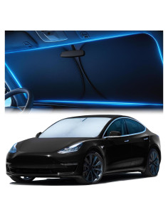 Parasoles para Parabrisas Tesla Model 3 y Y 2017-2025 - Bloqueo UV 99%