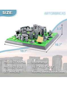 Set de Modelo Stonehenge Artorbricks 753 Piezas 2