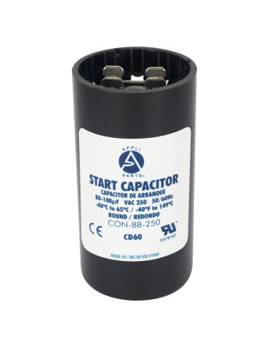 Capacitor de Arranque Appli Parts 80-108 Mfd 250 VAC Universal