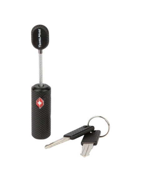 Candado de Equipaje TSA TravelMore con Llave - Negro