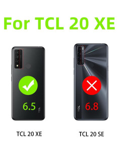 Funda para TCL 20 XE 6.5" Nancheng Oro Rosa con Soporte 2