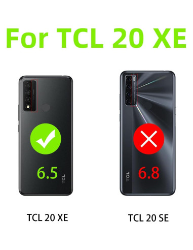 Funda para TCL 20 XE 6.5" Nancheng Oro Rosa con Soporte