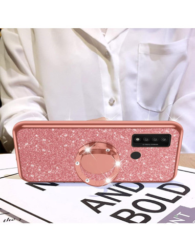 Funda para TCL 20 XE 6.5" Nancheng Oro Rosa con Soporte