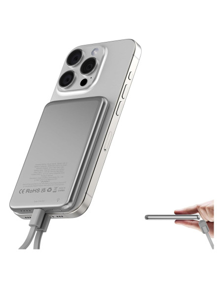 Cargador Portátil Magnético 5000mAh Shenzen Carga Rápida PD 20W
