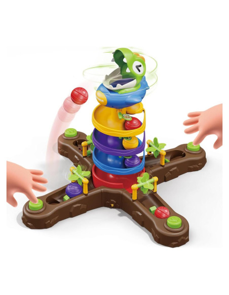 Juguete de Caída de Pelotas Dinosaurio Fullware 4 Jugadores Juguete de Caída de Pelotas Dinosaurio Fullware 4 Jugadores