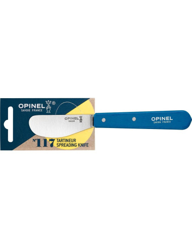 Cuchillo para Untar Opinel No.117 Azul Oscuro - Madera de Haya