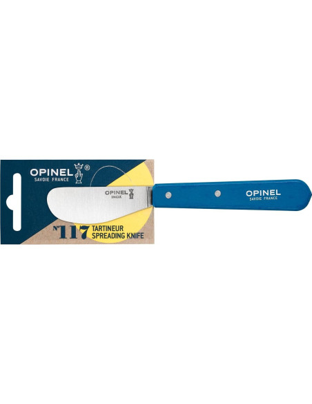 Cuchillo para Untar Opinel No.117 Azul Oscuro - Madera de Haya