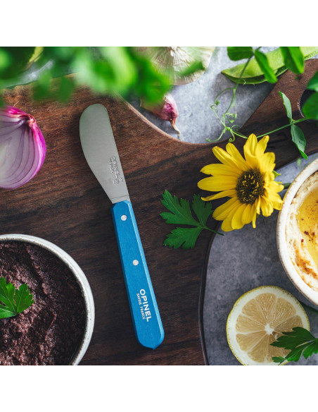 Cuchillo para Untar Opinel No.117 Azul Oscuro - Madera de Haya