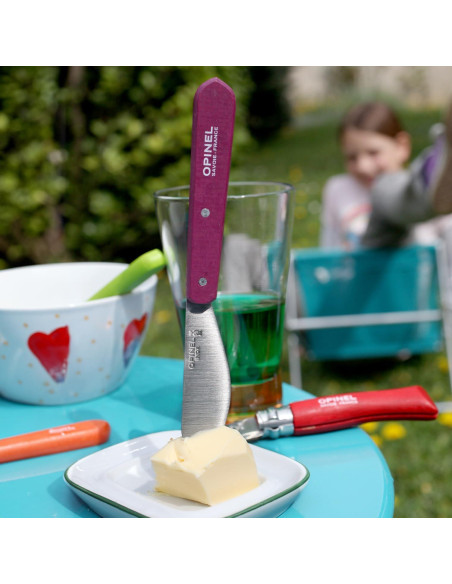 Cuchillo para Untar Opinel No.117 Azul Oscuro - Madera de Haya