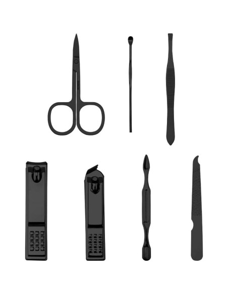 Set de Manicura Premium LAOTIDui 8 Herramientas Acero Inoxidable