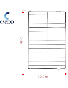 Rejilla de horno Whirlpool W10256908 61x40 cm acero 2