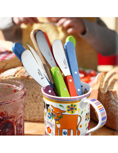 Cuchillo para Untar Opinel No.117 Azul Oscuro - Madera de Haya