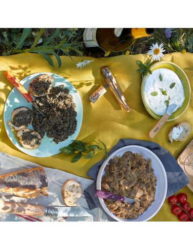 Cuchillo para Untar Opinel No.117 Azul Oscuro - Madera de Haya