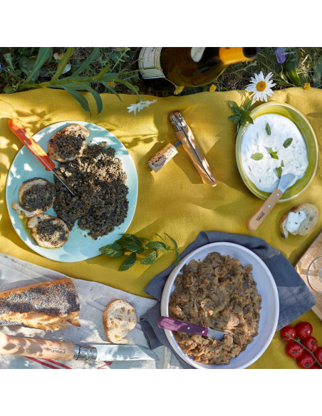 Cuchillo para Untar Opinel No.117 Azul Oscuro - Madera de Haya