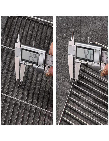 Rejilla de horno Whirlpool W10256908 61x40 cm acero