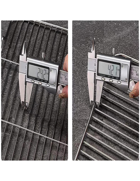 Rejilla de horno Whirlpool W10256908 61x40 cm acero