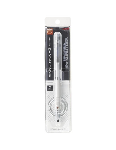 Lápiz Mecánico Uni Kuru Toga 0.5mm Plateado Automático