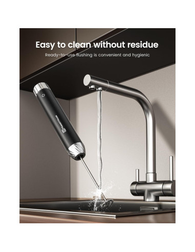 Espumador de Leche Recargable Maestri House MHMF03 Negro