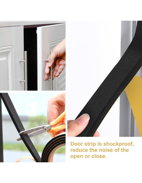 Burlete de Espuma YIJUHOU 2.54 cm x 1.27 cm x 6.1 m Aislante