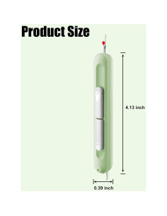 Enhebrador de Agujas 2 en 1 Verde con Desgarrador de Costuras 2