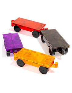 Juego de Construcción de Autos Magnéticos Mruikeny - 4 Piezas