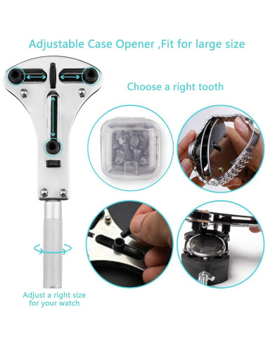 Kit de Herramientas para Relojes XOOL 151 Piezas Portátil