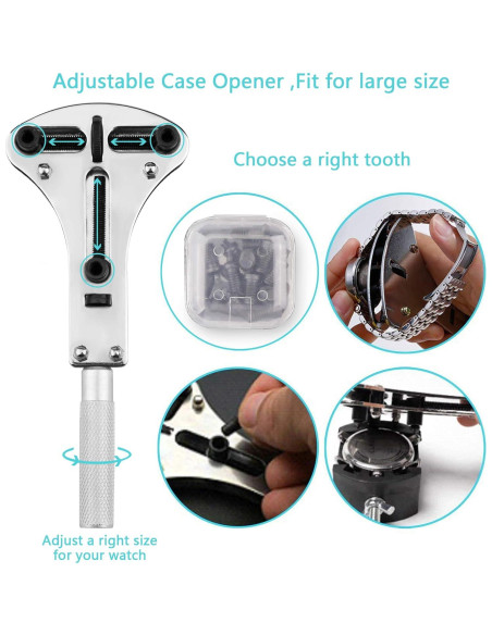 Kit de Herramientas para Relojes XOOL 151 Piezas Portátil