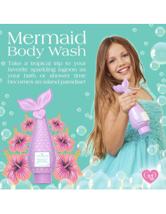 Jabón Corporal Glimmer Wish Sirena 354 ml Hidratante Tropical 2