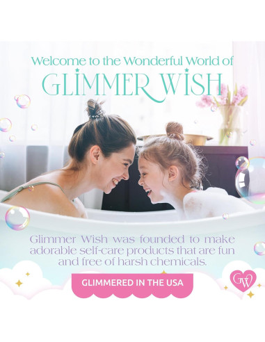 Jabón Corporal Glimmer Wish Sirena 354 ml Hidratante Tropical