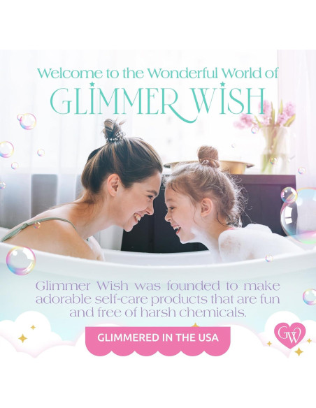 Jabón Corporal Glimmer Wish Sirena 354 ml Hidratante Tropical