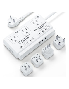 Convertidor de Voltaje 220V a 110V Kruuue 2000W con USB