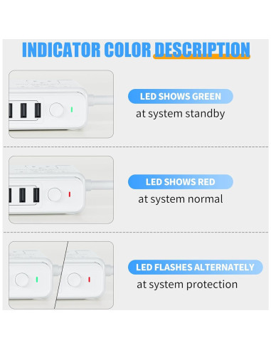 Convertidor de Voltaje 220V a 110V Kruuue 2000W con USB