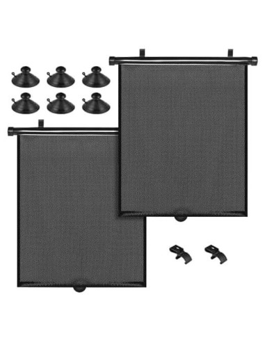 Sombra de Sol Enrollable para Ventana de Auto Yaaduo 40x46 cm