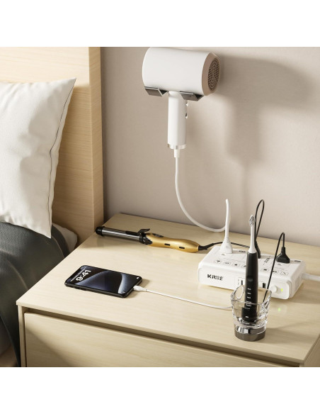 Convertidor de Voltaje 220V a 110V Kruuue 2000W con USB