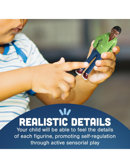 Conjunto de Figuras de Juguete Afroamericanas Creative Minds - 8 Piezas